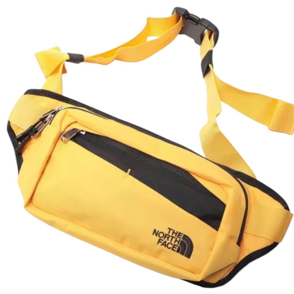 The North Face Bozer II Waist Hip Pack Fanny Bag Belt Yellow Messenger Rare New